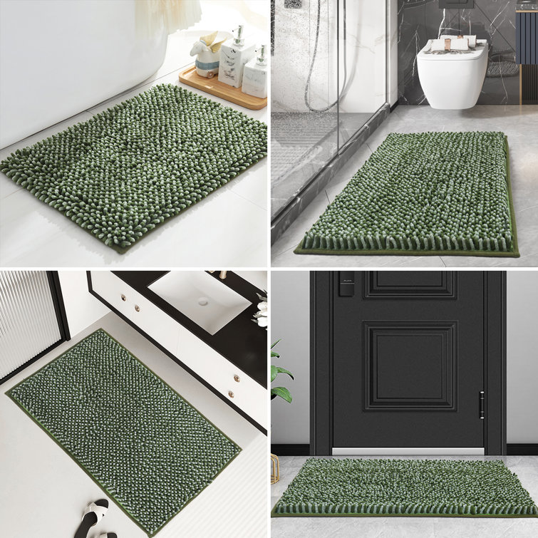 1pc Solid Color Bathroom Mat Kitchen Mat Bath Mat Outdoor Carpet Decorative  Anti-slip Bathtub Mat Kitchen Floor Mat