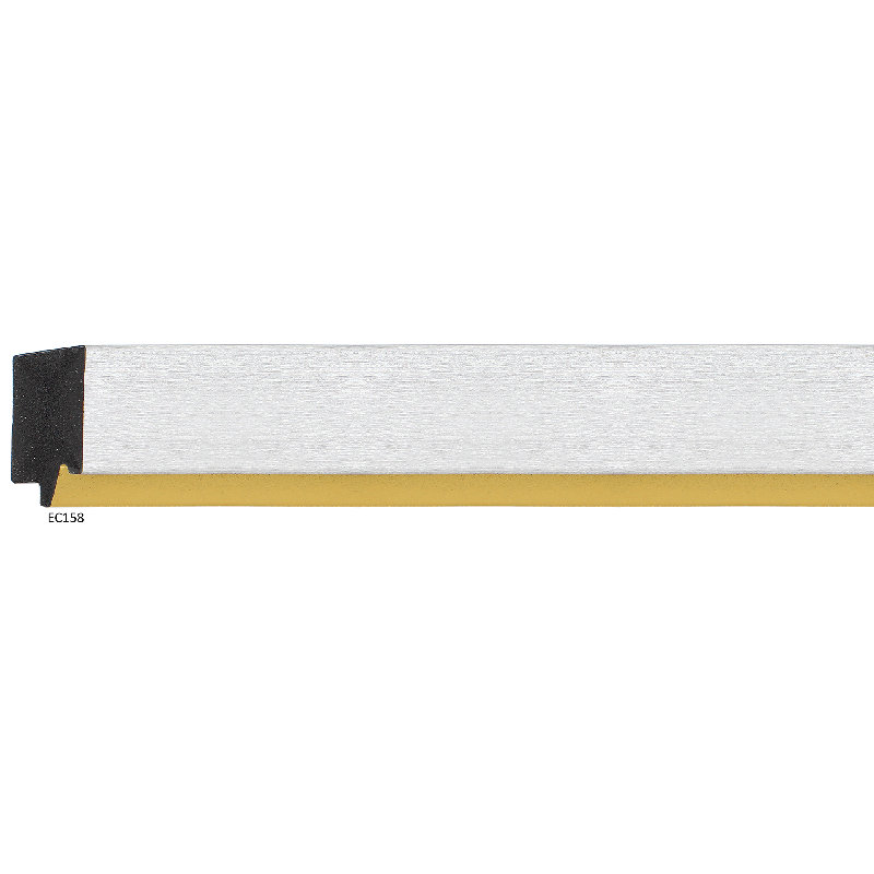 Metropolis II Rectangle Wall Mirror, 31.75" x 25.75", Silver/Gold