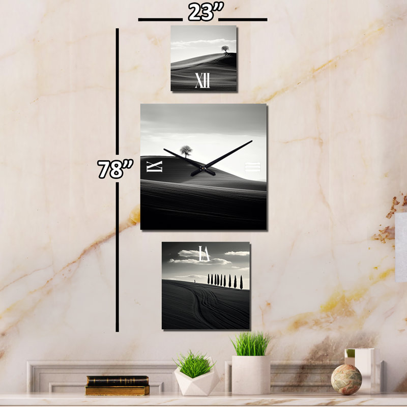 Macklynn Metal Wall Clock