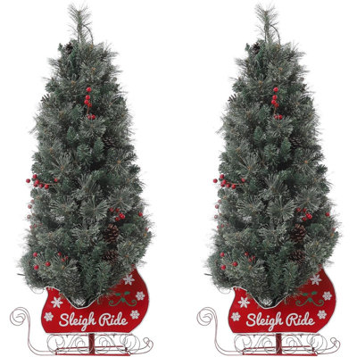 4.5' H Lighted Artificial Christmas Tree