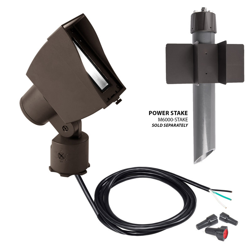 LED Flood Light, 2700K, Bronze