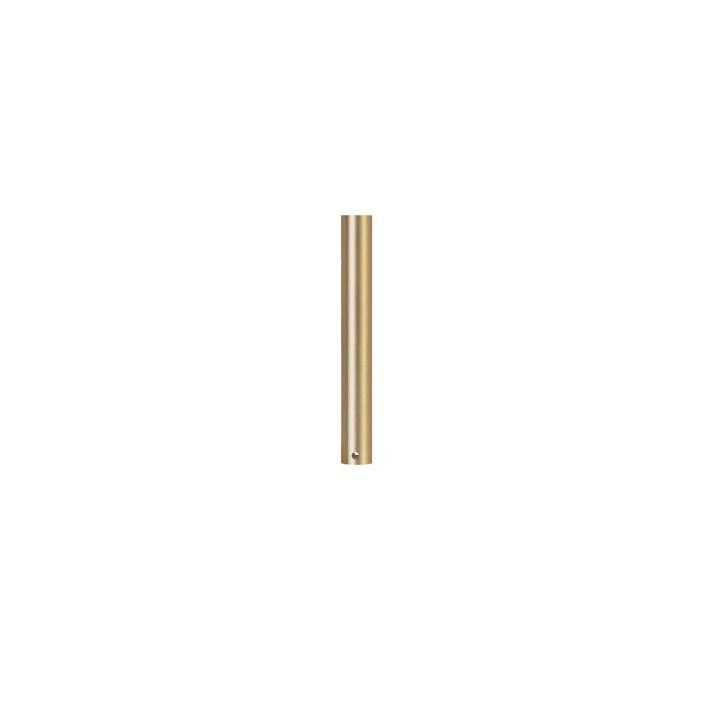 Non-Threaded Ceiling Fan Downrod, 18" H x 1" W x 1" D, Brass