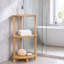 Freestanding Bamboo Shower Shelf