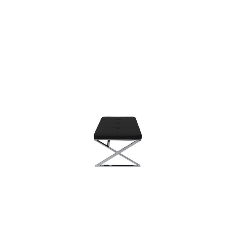 Banc recouverts de tissu d'ameublement, Noir