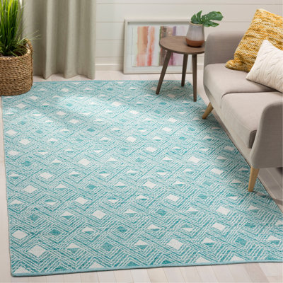 Dominica Hand Woven Performance Geometric Rug