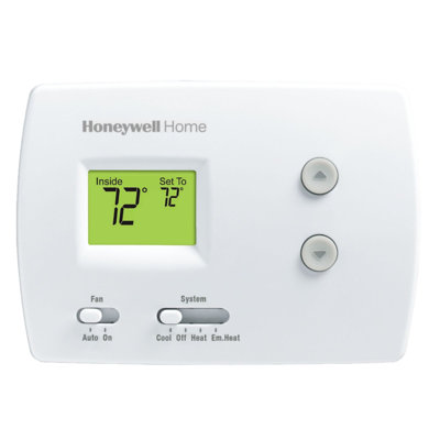 Honeywell Home – Pro 3000 Non-programmable Digital Thermostat 2h/1c For Heat Pump