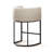 Upholstered Counter Stool with Metal Frame-1990679886