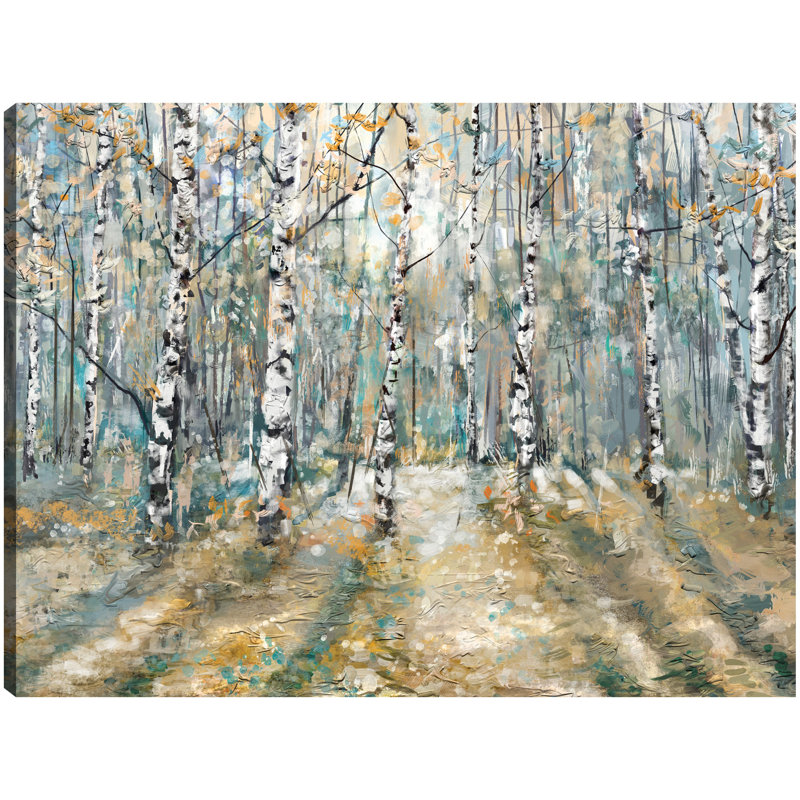 Kaleidoscope Trees II by Studio Arts Canvas Art Print, 11" H x 14" W x 1.5" D, Wrapped Canvas