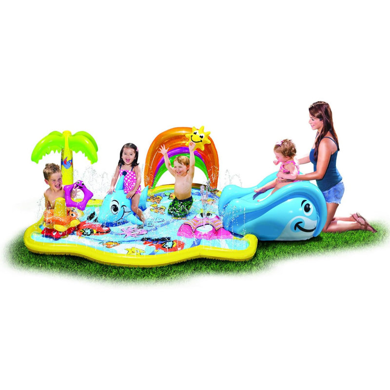 Junior Multicolor Inflatable Ocean Adventure Water Park