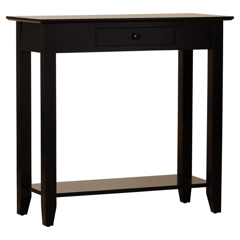 Console de 31,5 po Carbin, Noir, H 30 po x L 31,5 po x P 14 po