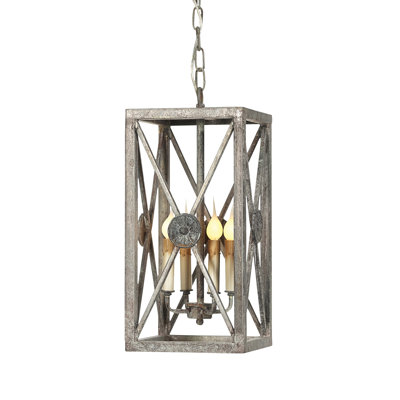 Medallion 4 - Light Lantern Square/Rectangle Pendant