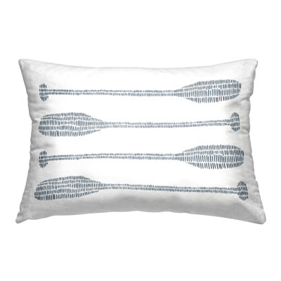 Oreiller décoratif minimaliste en bateau imprimé par Jetty Home, LLC