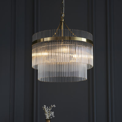 Geira 3 - Light Unique/Statement Chandelier with No Secondary Or Accent Material Accents
