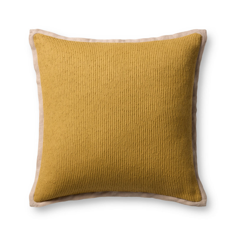 Coussin décoratif jaune Loloi, Jaune