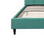  Structure de lit tapissier Madison Turquoise