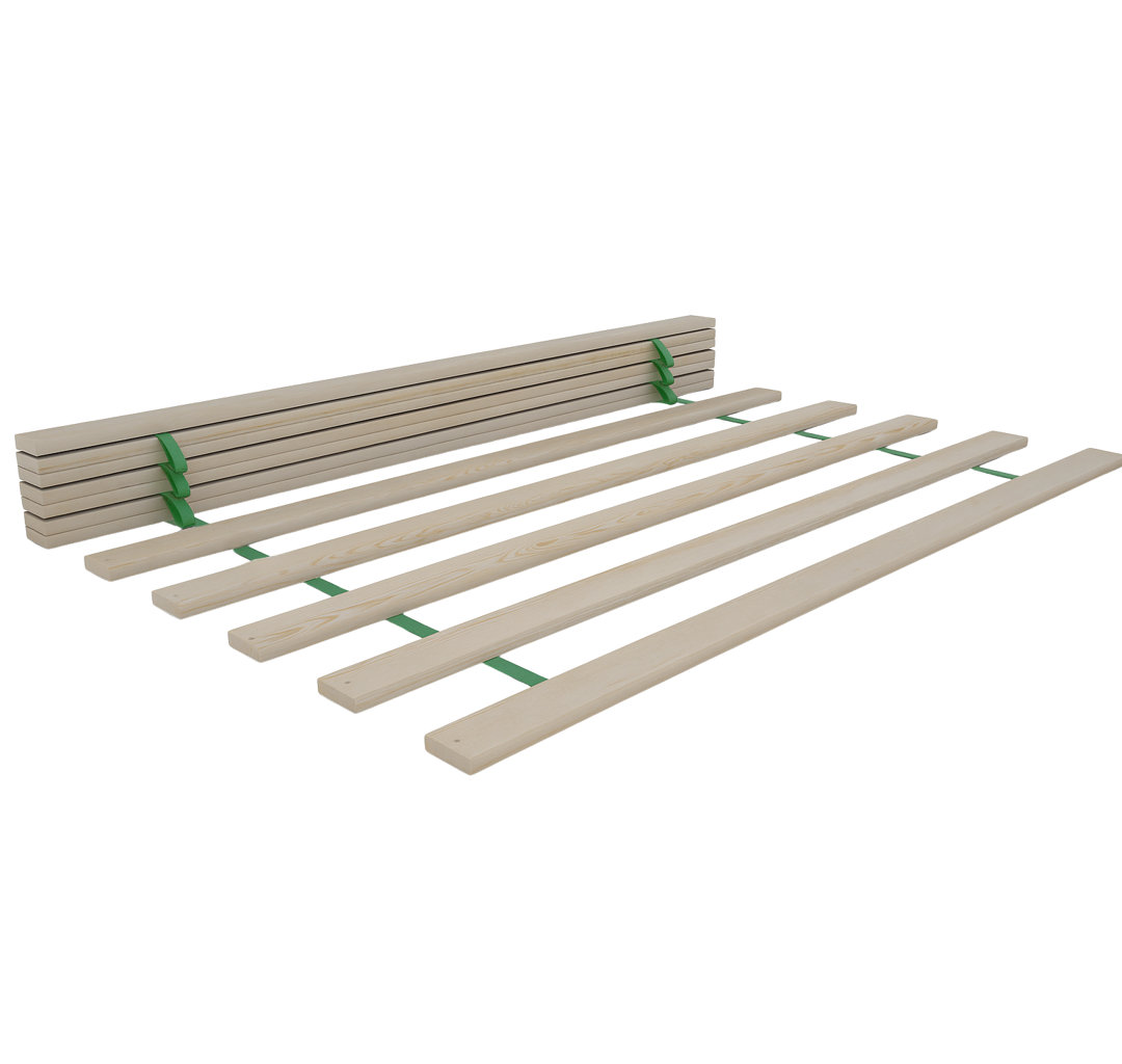 Nodax Wooden Bed Frame Slats - 100% Pine Wood Replacement Slats, Sustainable & Eco-Friendly Material, Easy to Assemble | Set of 12