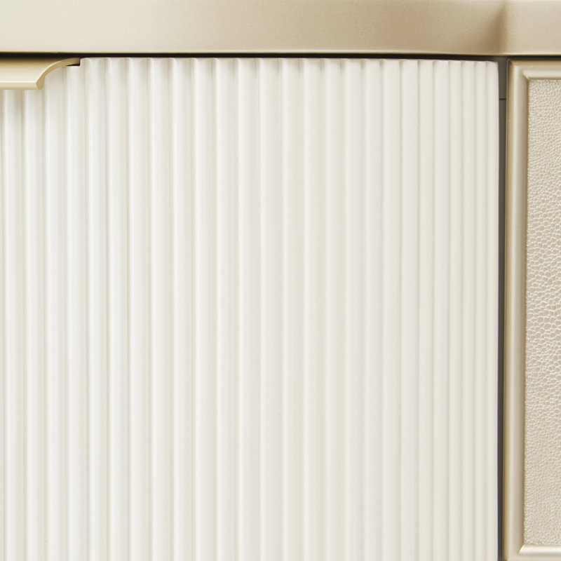 La Marisia Dresser & Mirror - Creamy Pearl