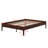 Modern Wooden Platform Bed Frame featuring Wood Slats & Metal Support, Easy Assembly-973815411