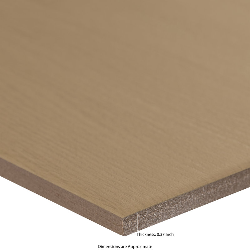 Cedarcrest 9 in. X 48 in. Matte Porcelain Wood Look Floor and Wall Tile, Burlin