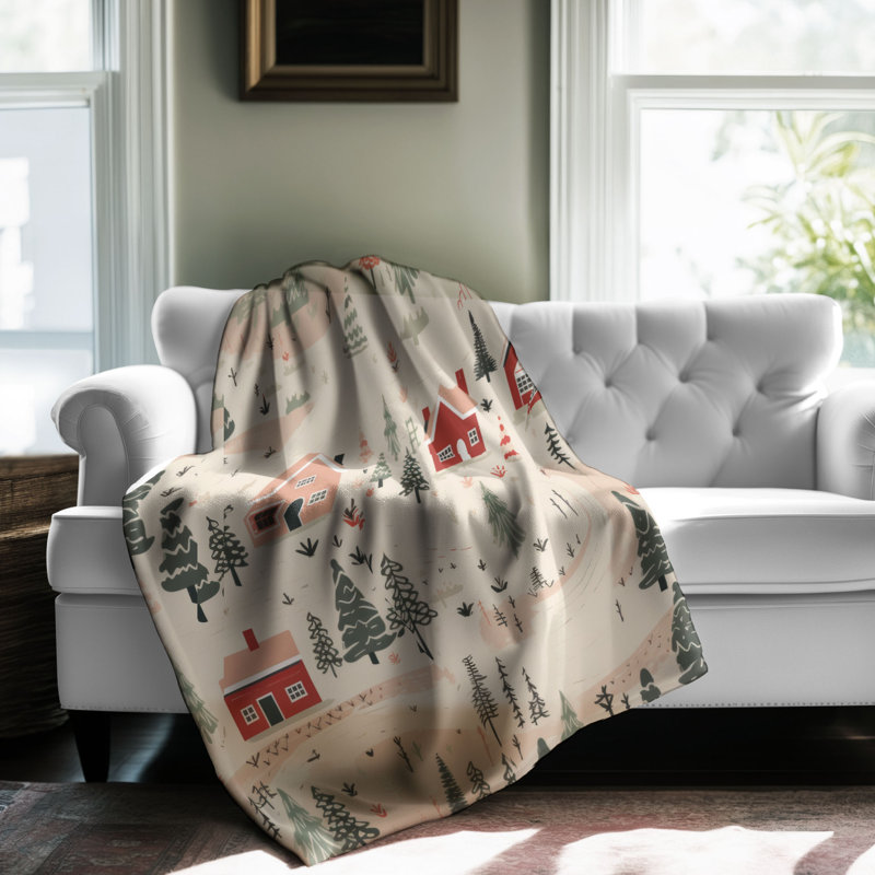 Winter Charm - 1 Piece Premium Blanket, Queen