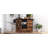 55.5" Farmhouse Kitchen Island With Drop Leaf, Kitchen Storage Island With Barn Door, Power Outlet, Rolling Kitchen Cart On Wheels With Spice Rack, For Home, Kitchen, Dining Room, Black-466688695