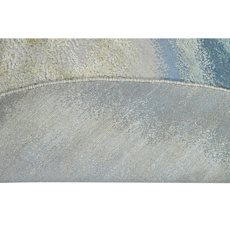 Abstract Area Rug, Round 8'