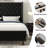 Plainfield Upholstered Wingback Bed Frame with 61" Tall Headboard-787738721-787738735