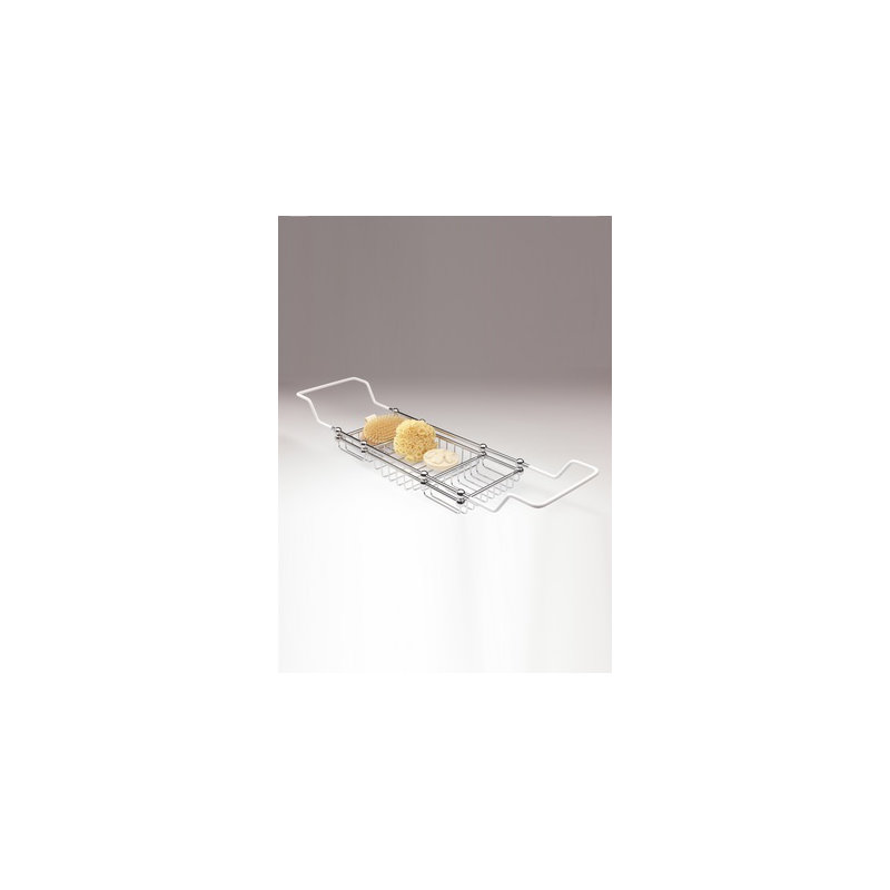 Delux Bath Caddy, Polished Chrome