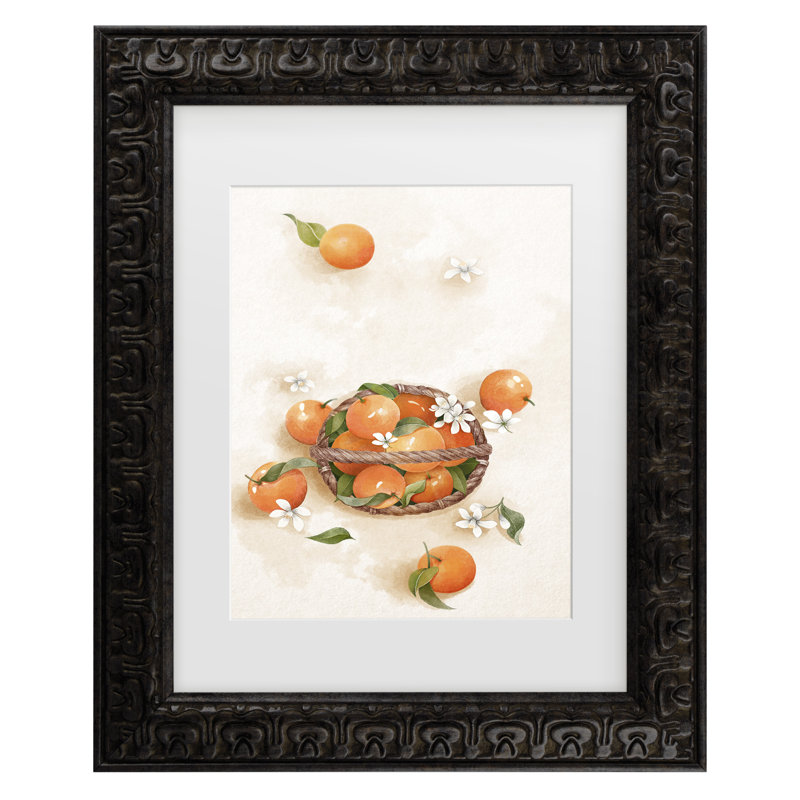 Œuvre encadrée, jalousie, jalousie, sur rouleau, H 17,5 po x l 14,5 po