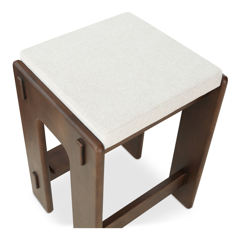Ashby Counter Stool Walnut Stained Ash Beige