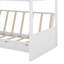 Lit superposé double avec escalier et 3 tiroirs, lit superposé pour enfants avec table de chevet convertible en lit de jour-117530991