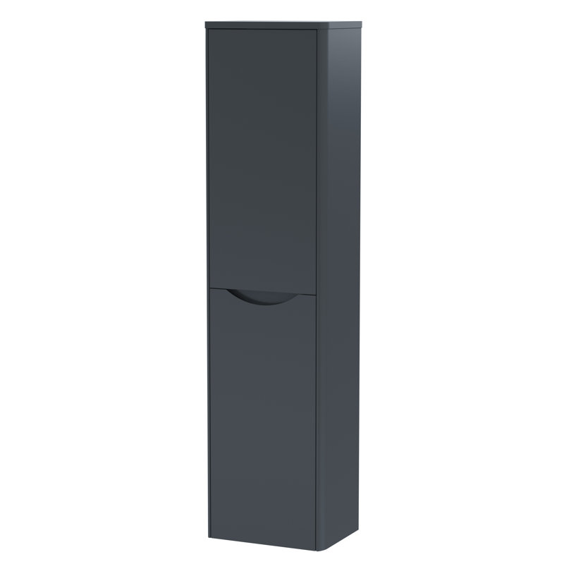 Lunar Bathroom Storage, Satin Anthracite