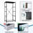 4 Drawer Dresser for Bedroom, Narrow Chest of Drawers, Wooden Top and Study Iron Frame 18"x37.5"-(WxH)