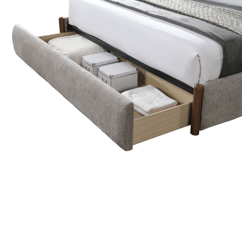 Aubriyana Bed with Storage in Gray, Full / Double