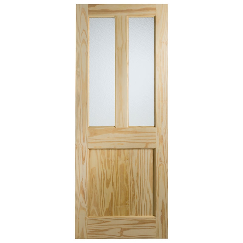 External Clear Pine Dowelled Malton With Flemish Glass, 1981mm H x 838mm W x 44mm D