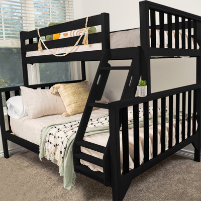 Brubaker Twin over Full Solid Wood Standard Bunk Bed by Viv + Rae