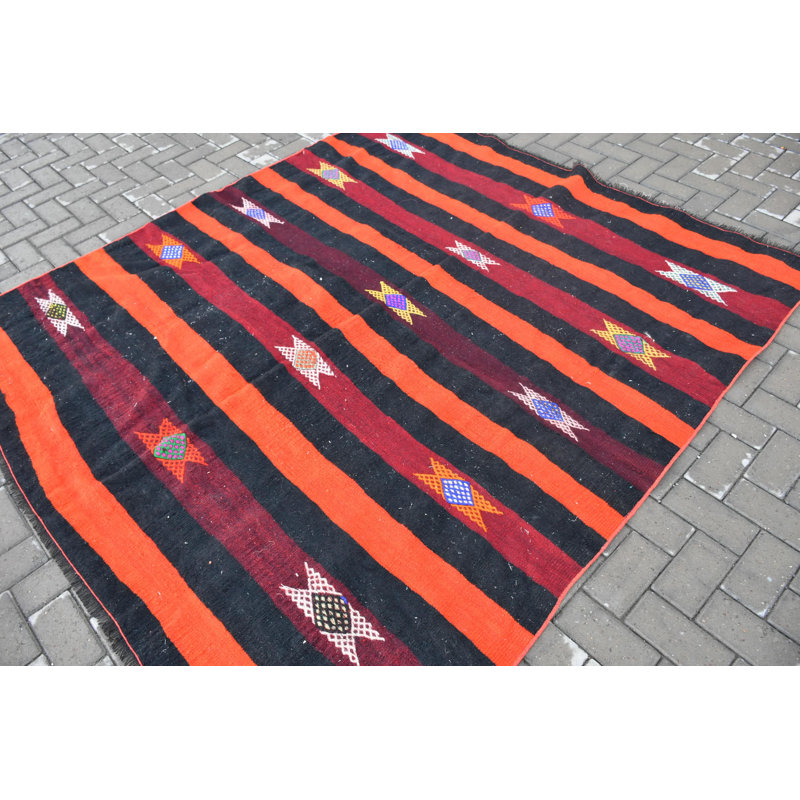 Grand kilim surdimensionné noir Oushak organique surdimensionné, idéal pour enrichir votre espace de vie avec une touche d'élégance classique