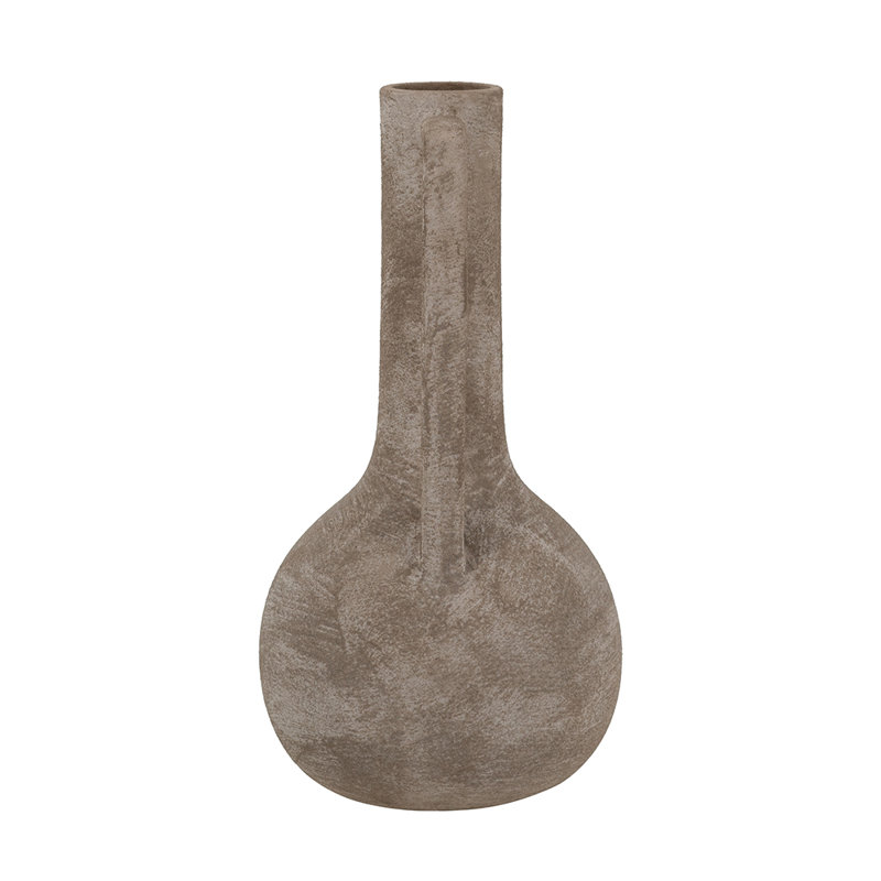 Vase en terre cuite 7X7X13.5 "