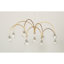Lustre suspendu en laiton taillé à facettes en cristal clair-88907043-131530568-88907041