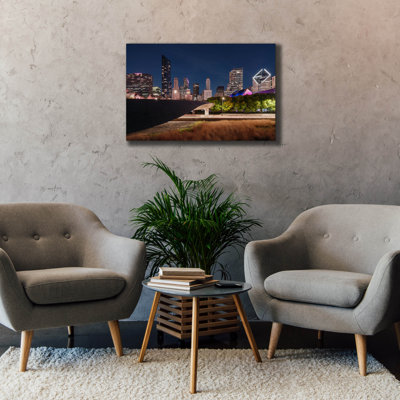 "Epic Graffiti" Chicago Millennium Bridge 2 "par Epic Portfolio, art mural sur toile, 40 po x 26 po