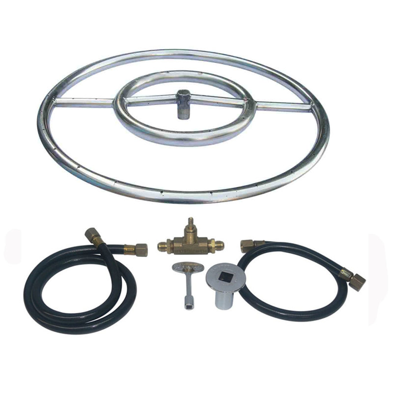 2'' Steel Fire Pit Accessory, 24" Diameter
