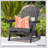 Foldable Acacia Wood Adirondack Chair – Traditional Slats, Wide Armrests, Rustic Outdoor Design, Easy Storage-120788765
