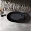 63" Wave Shaped Freestanding Bathtub, Solid Surface Soaking Tub With Marble-look Finish-125280262