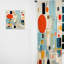 Arles - Rideau obscurcissant Mid-Century à motif abstrait - 1 panneau-587124487