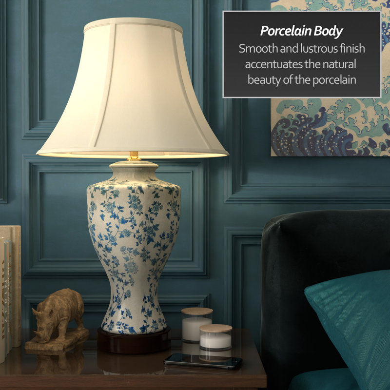 27" Blue Table Lamp