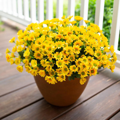 Artificial Flowers For Outdoors Spring Decoration, 6 Bundles Fak...