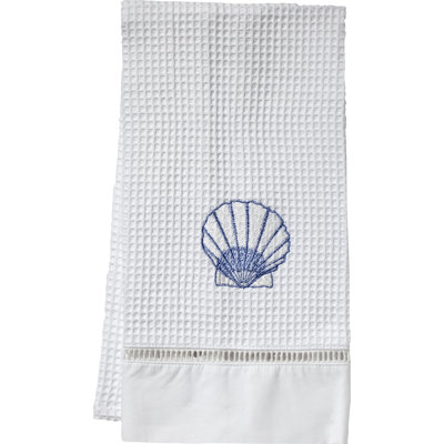 Serviette à main 100% coton Scallop