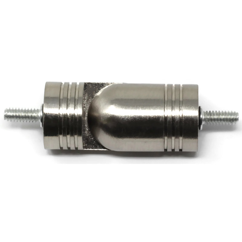 Accessoire de quincaillerie de rideau à charnière Peirce, Acier brossé, H 1,12 po x l 3,75 po x P 1,12 po