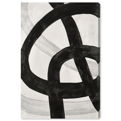 Art Remedy, toile d'art noir et blanc Infinite Loop II