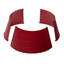 Collier pour arbre de Noël en métal peint en rouge 22 po P (KD)-111236413-111236412